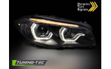 Діодні фари BMW F10, F11 з AFS, під ксенон angel eyes