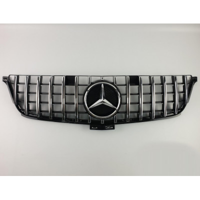 центральні грати для Mercedes ML-Class W166 (GT Chrome Black)