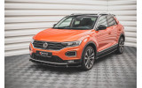 Спідниця під передній бампер Volkswagen T-Roc вер. 2