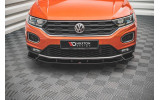 Спідниця під передній бампер Volkswagen T-Roc вер. 2