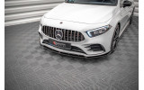 Тюнінг дифузор на передній бампер Mercedes A35 AMG/AMG-line W177 вар.4