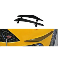 Накладка на передній бампер (Canards) Ford Focus MK3 ST
