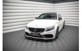 Накладка переднього бампера Mercedes C 63AMG Coupe C205 рестайл