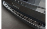 чорна накладка STRONG для захисту заднього бампера VW Caddy 4