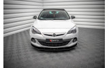 Нижня накладка під передній бампер Street pro Opel Astra J