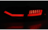 Ліхтарі діодні задні red smoke AUDI A4 B8 sedan дорестайл