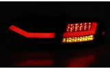 Ліхтарі діодні задні red smoke AUDI A4 B8 sedan дорестайл