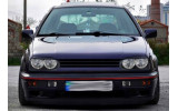 Передні тюнінгові фари VW GOLF III з кільцями чорні