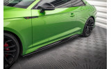 Бічні листя на пороги Street pro Audi RS5 F5 Coupe рестайл