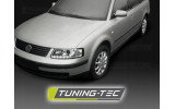 Фари передні VW PASSAT B5 з LED габаритами, хром.