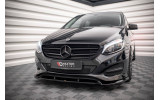 Тюнінгова накладка (дифузор) на передній бампер для Mercedes-Benz B W246 рестайл