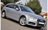 Накладки на пороги Audi A4 B9 у стилі S-line