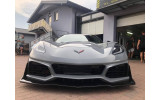 Тюнінговий передній бампер Chevrolet Corvette 2014-2019 zr1 style