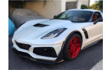 Тюнінговий передній бампер Chevrolet Corvette 2014-2019 zr1 style