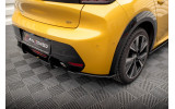 Задній дифузор на бампер Street Pro Peugeot 208 GT Mk2