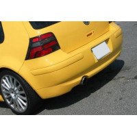 Накладка заднього бампера VW Golf 4 стиль Jubi з вирізом