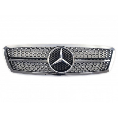 сіра решітка у Diamond стилі для Mercedes C-Class W203
