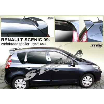 спойлер кришки багажника Renault Scenic MK3