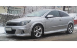 накладки на пороги Opel Astra H (GTC, Twin Top) стиль OPC