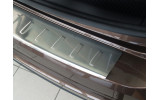 Накладка на бампер із загином та ребрами Volkswagen Sharan II/Seat Alhambra II
