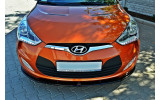 Тюнінговий дифузор переднього бампера Hyundai Veloster