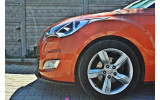 Тюнінговий дифузор переднього бампера Hyundai Veloster