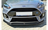 Тюнінговий дифузор переднього бампера Ford Focus 3 RS вер.4