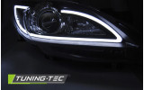 Чорні тюнінг передні фари MAZDA 3 TUBE LIGHT