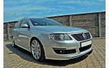 Racing дифузор переднього бампера Volkswagen Passat B6 Votex