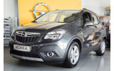 Захисна накладка на бампер із загином та ребрами Opel Mokka