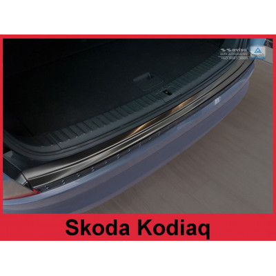 накладка на бампер із загином Skoda Kodiaq