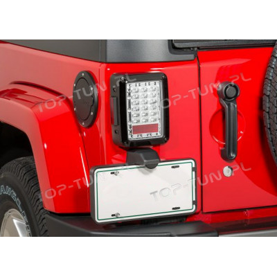 LED ліхтарі задні срібні Jeep Wrangler JK