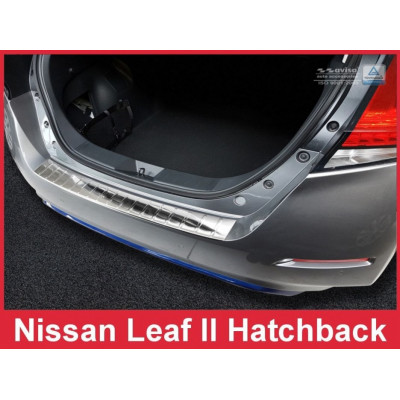 Захисна накладка на бампер Nissan Leaf II Hatchback