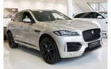 Захисна накладка на бампер Jaguar F-Pace (чорна глянсова)