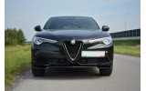 Тюнінговий дифузор переднього бампера Alfa Romeo Stelvio вер.1